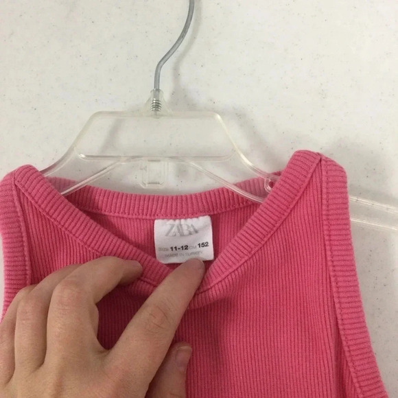 Zara Pink Sleeveless Dress size 11/12 - Picture 5 of 5
